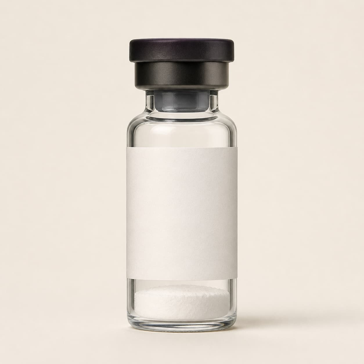 Studio rendering of a labeled BPC-157 vial